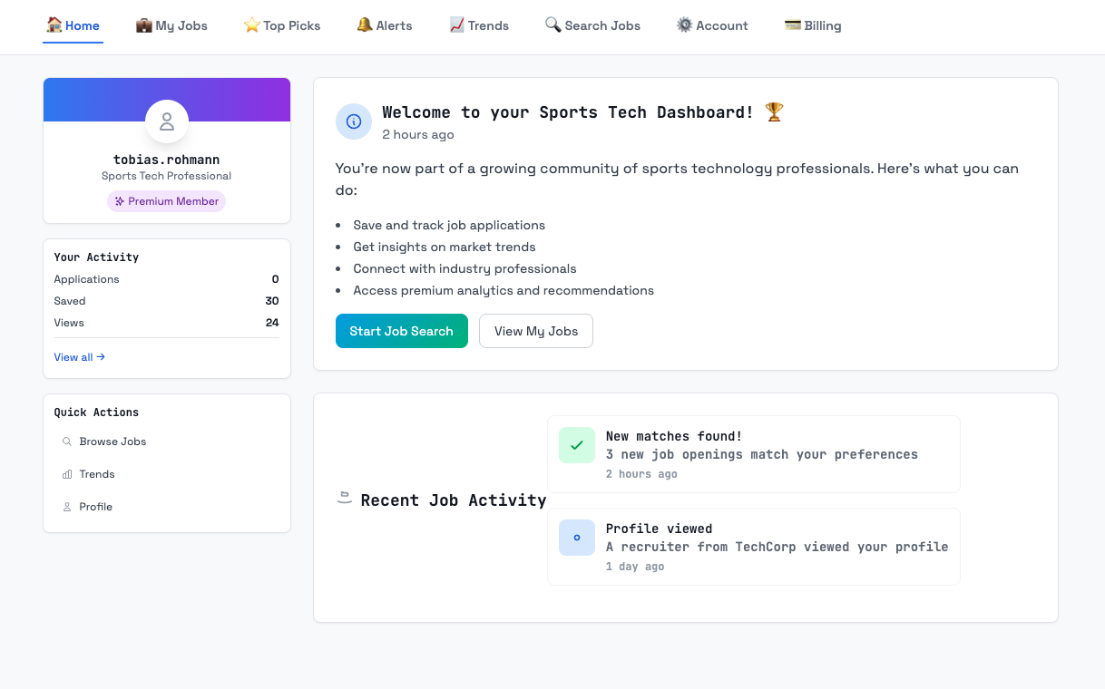 Premium Dashboard Preview